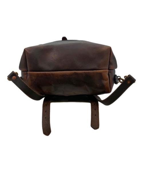 vasco（ヴァスコ）VASCO (バスコ) Leather Roll Top Rucksack ブラウンの古着・服飾アイテム