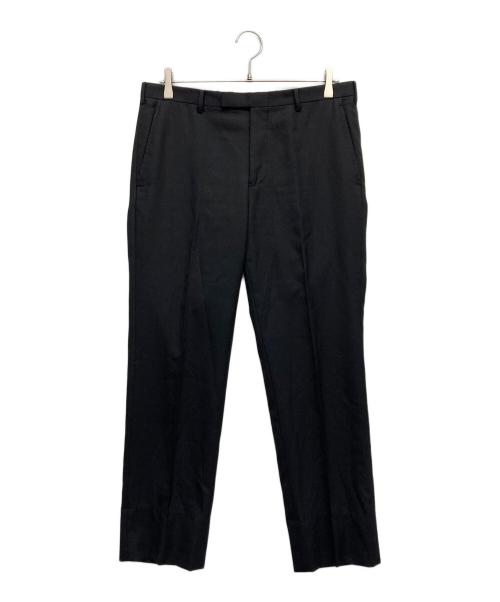 BURBERRY BLACK LABEL（バーバリーブラックレーベル）BURBERRY BLACK LABEL (バーバリーブラックレーベル) ノータックパンツ ブラック サイズ:W31の古着・服飾アイテム