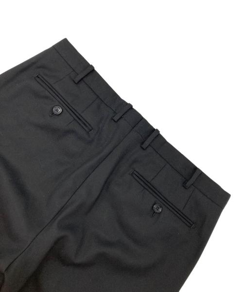 BURBERRY BLACK LABEL（バーバリーブラックレーベル）BURBERRY BLACK LABEL (バーバリーブラックレーベル) ノータックパンツ ブラック サイズ:W31の古着・服飾アイテム