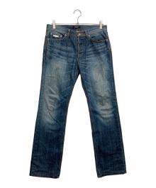 BURBERRY BLACK LABEL（バーバリーブラックレーベル）の古着「デニムパンツ」｜インディゴ