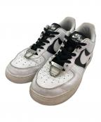 NIKEナイキ）の古着「エアフォース1 ロー シルバー スナップ ボタン」｜ホワイト