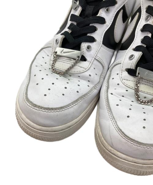 NIKE（ナイキ）NIKE (ナイキ) エアフォース1 ロー シルバー スナップ ボタン ホワイト サイズ:27の古着・服飾アイテム