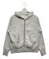 Champion REVERSE WEAVE（チャンピオン リバース ウィーブ）の古着「ジップパーカー」｜グレー