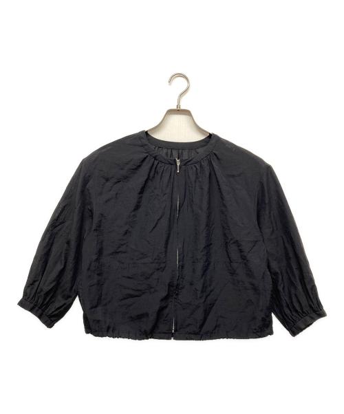 ReFLEcT（リフレクト）ReFLEcT (リフレクト) ジップアップブラウス ブラック サイズ:7の古着・服飾アイテム