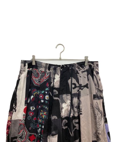 BLACK Scandal Yohji Yamamoto（ブラックスキャンダルヨウジヤマモト）BLACK Scandal Yohji Yamamoto (ブラックスキャンダルヨウジヤマモト) パッチワークバルーンパンツ ブラック サイズ:3の古着・服飾アイテム