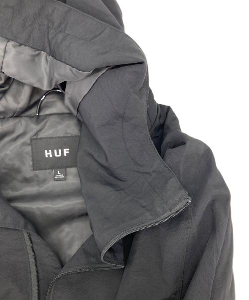 HUF（ハフ）HUF (ハフ) セットシェルジャケット ブラック サイズ:Lの古着・服飾アイテム