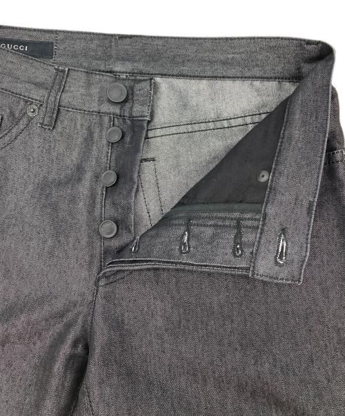 GUCCI（グッチ）GUCCI (グッチ) デニムパンツ ブラック サイズ:38の古着・服飾アイテム