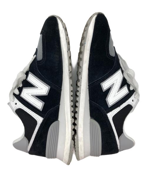 NEW BALANCE（ニューバランス）NEW BALANCE (ニューバランス) 574ローカットスニーカー ブラック サイズ:24の古着・服飾アイテム