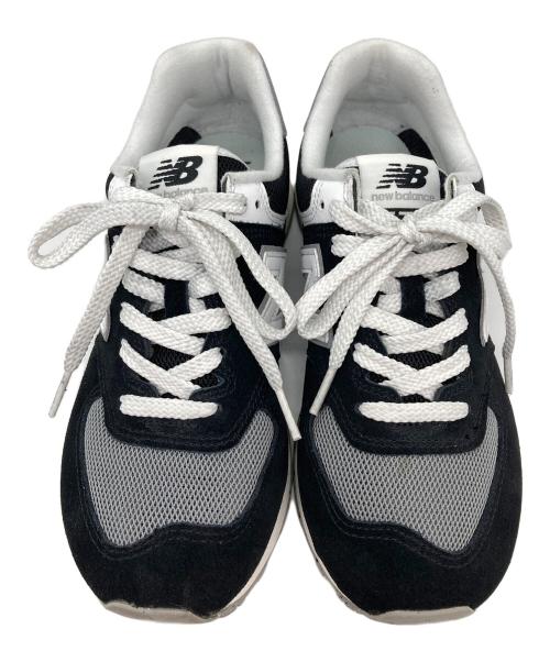 NEW BALANCE（ニューバランス）NEW BALANCE (ニューバランス) 574ローカットスニーカー ブラック サイズ:24の古着・服飾アイテム
