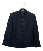 ARMANI COLLEZIONIアルマーニ コレツィオーニ）の古着「プリーツジャケット」｜ブラック