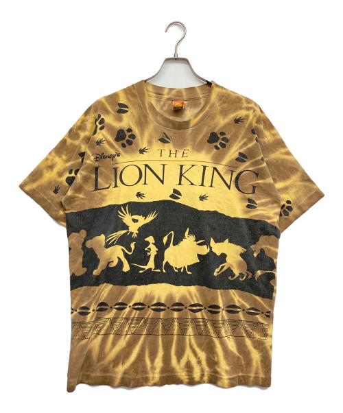 LION KING（ライオンキング）LION KING (ライオンキング) 90ｓLION KING タイダイTシャツ ベージュ サイズ:無しの古着・服飾アイテム