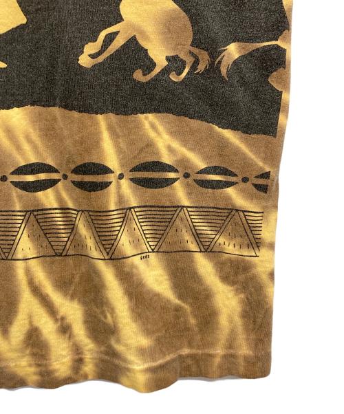 LION KING（ライオンキング）LION KING (ライオンキング) 90ｓLION KING タイダイTシャツ ベージュ サイズ:無しの古着・服飾アイテム
