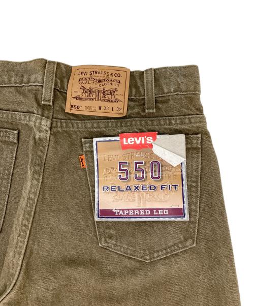 LEVI'S（リーバイス）LEVI'S (リーバイス) 90ｓ 550カラーデニムパンツ グリーン サイズ:W33　L32の古着・服飾アイテム
