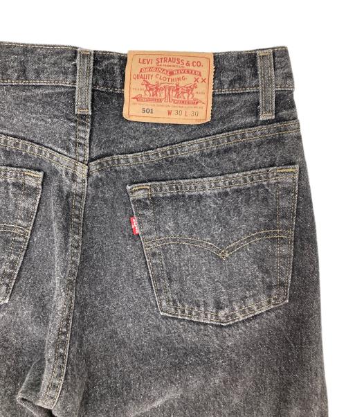 LEVI'S（リーバイス）LEVI'S (リーバイス) 90ｓ 先染め501デニムパンツ ブラック サイズ:W30　L30の古着・服飾アイテム