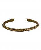 ENBイーエヌビー）の古着「真鍮バングル」｜ゴールド