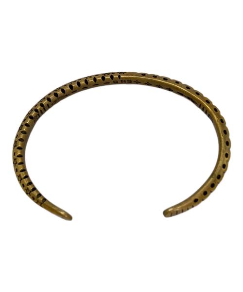 ENB（イーエヌビー）ENB (イーエヌビー) 真鍮バングル ゴールドの古着・服飾アイテム