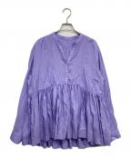 green label relaxingグリーンレーベルリラクシング）の古着「全方位映えブラウス」｜パープル