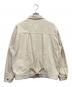 JUNGLE STORM (ジャングルストーム) ホワイトデニムジャケット ベージュ サイズ:L：4000円