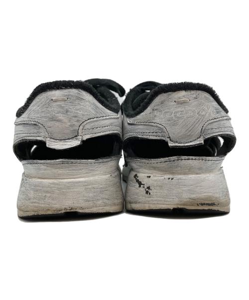 Maison Margiela（メゾンマルジェラ）Maison Margiela (メゾンマルジェラ) REEBOK (リーボック) Leather Tabi DQ ブラック×ホワイト サイズ:28の古着・服飾アイテム