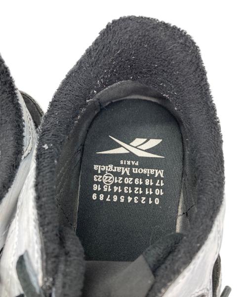 Maison Margiela（メゾンマルジェラ）Maison Margiela (メゾンマルジェラ) REEBOK (リーボック) Leather Tabi DQ ブラック×ホワイト サイズ:28の古着・服飾アイテム