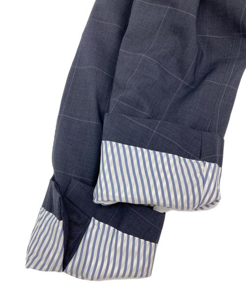 TOMORROW LAND（トゥモローランド）TOMORROW LAND (トゥモローランド) Super130'sウール シングルブレステッド2Bジャケット ネイビー サイズ:46の古着・服飾アイテム
