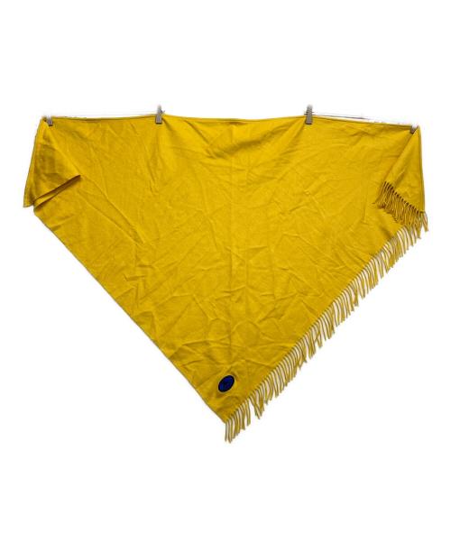 BURBERRY LONDON（バーバリーロンドン）BURBERRY LONDON (バーバリーロンドン) 三角マフラー イエローの古着・服飾アイテム