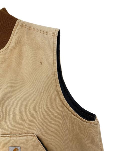 CarHartt（カーハート）CarHartt (カーハート) ダック地ベスト ブラウン サイズ:XLの古着・服飾アイテム