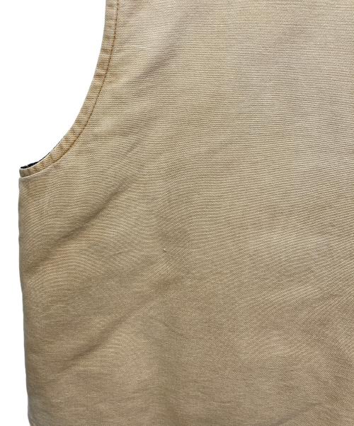 CarHartt（カーハート）CarHartt (カーハート) ダック地ベスト ブラウン サイズ:XLの古着・服飾アイテム
