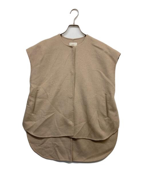 LE PHIL（ル フィル）LE PHIL (ル フィル) ウール混ベスト ベージュ サイズ:FREEの古着・服飾アイテム