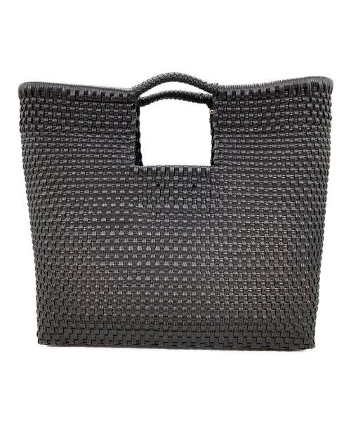 DIMINUTIVO（ディミヌティーボ）diminutivo (ディミヌティーボ) カゴバッグ ブラックの古着・服飾アイテム