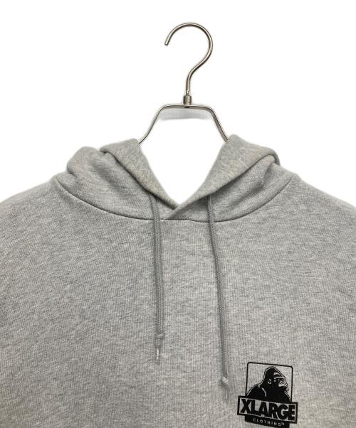 X-LARGE（エクストララージ）X-LARGE (エクストララージ) ロゴパーカー グレー サイズ:Lの古着・服飾アイテム