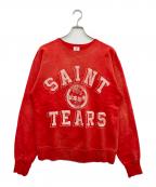 SAINT MICHAEL×Denim Tearsセントマイケル×デニムティアーズ）の古着「SWEAT SHIRT」｜レッド