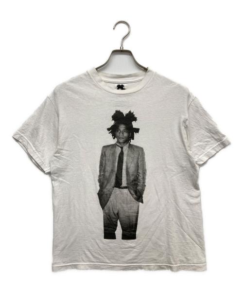 WACKO MARIA（ワコマリア）WACKO MARIA (ワコマリア) jean michel basquiat (ジャンミシェルバスキア) プリントTシャツ ホワイト サイズ:Mの古着・服飾アイテム