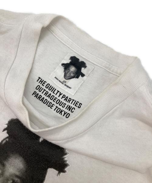 WACKO MARIA（ワコマリア）WACKO MARIA (ワコマリア) jean michel basquiat (ジャンミシェルバスキア) プリントTシャツ ホワイト サイズ:Mの古着・服飾アイテム