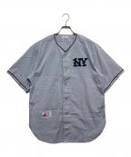 WILLY CHAVARRIAウィリーチャバリア）の古着「ベースボールシャツ」｜ブルー