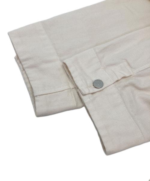 CLANE（クラネ）CLANE (クラネ) BACK SQUEEZE DENIM JACKET ベージュ サイズ:1の古着・服飾アイテム