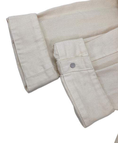 CLANE（クラネ）CLANE (クラネ) BACK SQUEEZE DENIM JACKET ベージュ サイズ:1の古着・服飾アイテム