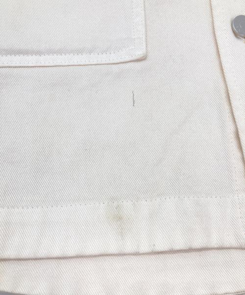 CLANE（クラネ）CLANE (クラネ) BACK SQUEEZE DENIM JACKET ベージュ サイズ:1の古着・服飾アイテム