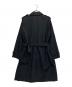 ASPESI (アスペジ) TESSUTO FABRIC トレンチコート ブラック サイズ:S：12000円