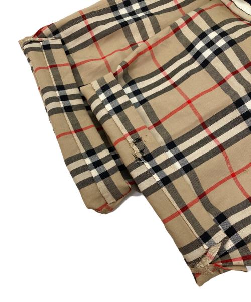 Burberry's（バーバリー）Burberry's (バーバリーズ) ノヴァチェックハーフパンツ ブラウン サイズ:Lの古着・服飾アイテム