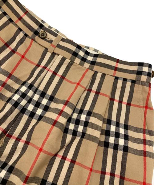 Burberry's（バーバリー）Burberry's (バーバリーズ) ノヴァチェックハーフパンツ ブラウン サイズ:Lの古着・服飾アイテム