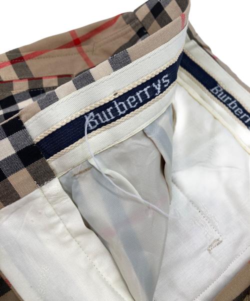 Burberry's（バーバリー）Burberry's (バーバリーズ) ノヴァチェックハーフパンツ ブラウン サイズ:Lの古着・服飾アイテム