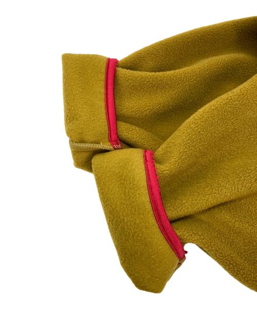 adidas（アディダス）adidas (アディダス) フリースジャケット ベージュ×レッド サイズ:JASPO Oの古着・服飾アイテム