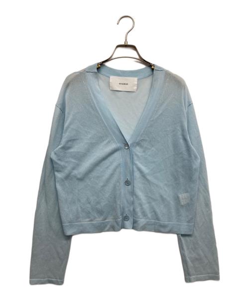 ADAWAS（アダワス）ADAWAS (アダワス) シアーカーディガン ブルー サイズ:FREEの古着・服飾アイテム