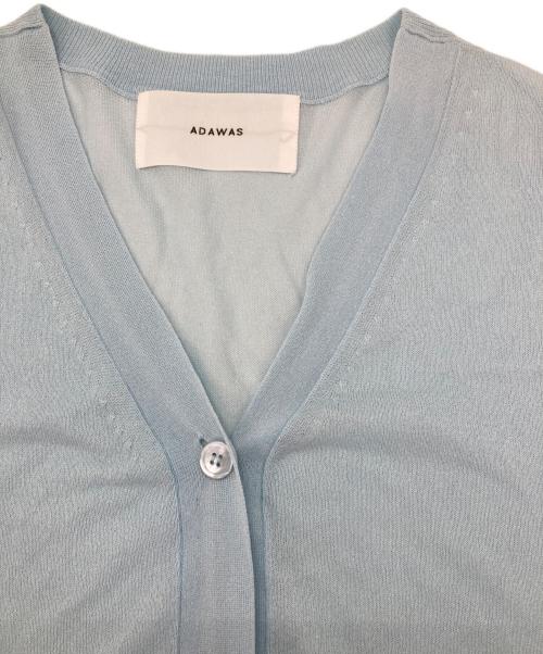 ADAWAS（アダワス）ADAWAS (アダワス) シアーカーディガン ブルー サイズ:FREEの古着・服飾アイテム