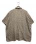 FLAX (フラックス) ヴィンテージリネン半袖シャツ ブラウン サイズ:M：6000円