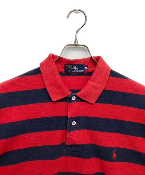 POLO RALPH LAUREN（ポロ・ラルフローレン）POLO RALPH LAUREN (ポロ・ラルフローレン) ポロシャツ レッド サイズ:LLの古着・服飾アイテム