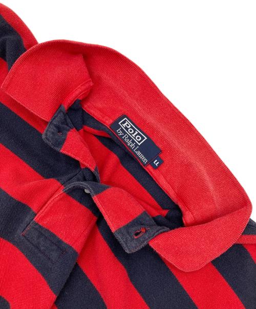 POLO RALPH LAUREN（ポロ・ラルフローレン）POLO RALPH LAUREN (ポロ・ラルフローレン) ポロシャツ レッド サイズ:LLの古着・服飾アイテム