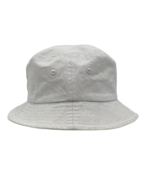 stussy（ステューシー）stussy (ステューシー) バケットハット ホワイト サイズ:S/Mの古着・服飾アイテム
