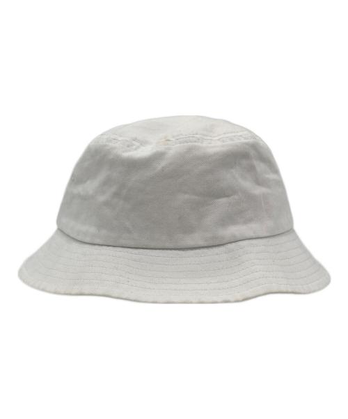 stussy（ステューシー）stussy (ステューシー) バケットハット ホワイト サイズ:S/Mの古着・服飾アイテム
